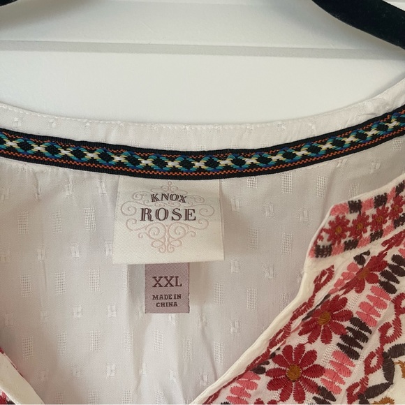 Knox Rose embroidered blouse XXL - Picture 3 of 7